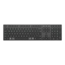 HP 725 Multi-Device Rechargeable Wireless Keyboard and Mouse Combo Black 9T5B0UT