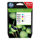 HP 953XL Original Ink Cartridges - Multi-pack Black Cyan Magenta Yellow 3HZ52AE