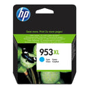 HP 953XL High Yield Original Ink Cartridge - Cyan F6U16AE