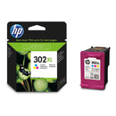 HP 302XL Original Ink Cartridge - Tri-Colour High Yield F6U67AE