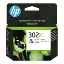 HP 302XL Original Ink Cartridge - Tri-Colour High Yield F6U67AE