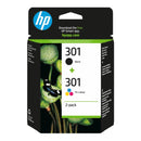 HP 301 Original Ink Cartridge - Tri-Colour and Black - Multi-pack N9J72AE