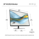 HP Series 5 Pro 524pn 24' WUXGA 5ms Monitor 9D9A7A5
