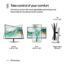 HP Series 5 Pro 527pu 27' QHD 5ms Monitor 9E0G5AA