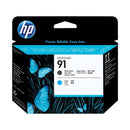 HP 91 Original Printhead - Matte Black and Cyan C9460A