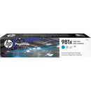 HP 981X High Yield Original Ink Cartridge - Cyan L0R09A
