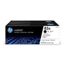 HP 83A Original LaserJet Toner Cartridges - 2-pack Black CF283AF