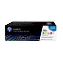 HP 125A Original LaserJet Toner Cartridges - Tri-Colour Cyan Magenta Yellow CF373AM