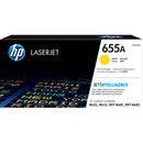 HP 655A Original LaserJet Toner Cartridge - Yellow CF452A